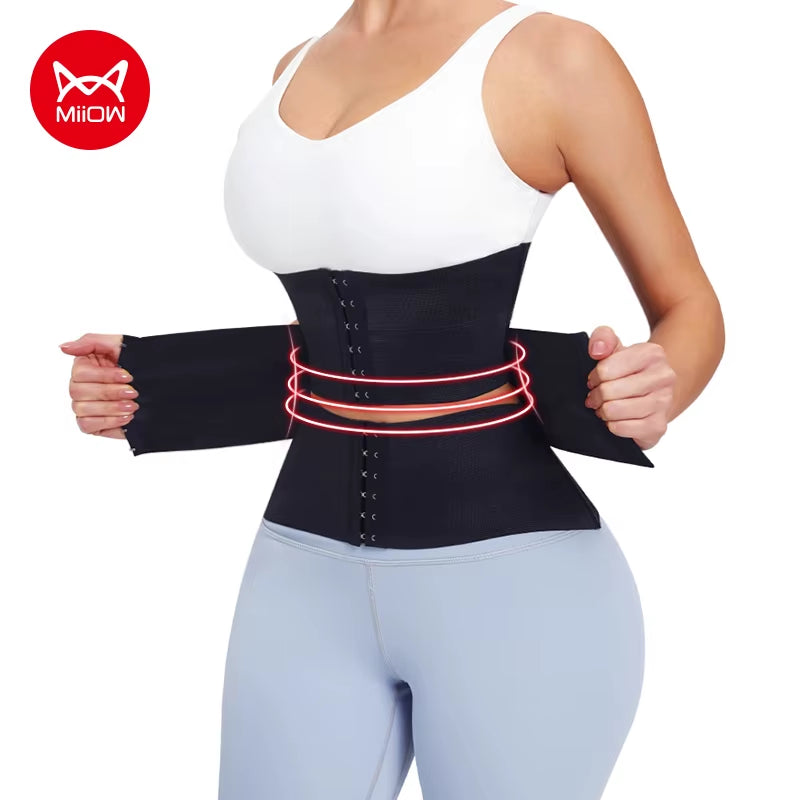 Waist Trainer Corset Women Binders Shapers Tummy Wrap Body Shapewear Slimming Belt Flat Belly Workout Postpartum Girdle